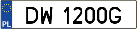Truck License Plate